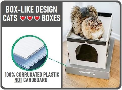 SpeedySift 17-Inch Hooded Litter Box Kit